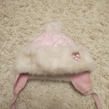 Красивая зимняя шапочка на девочку