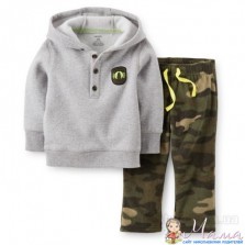 КОСТЮМ МИКРОФЛИСОВЫЙ "КАМУФЛЯЖ" CARTERS 12М