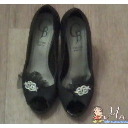 Туфельки с открытым носком