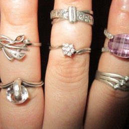 Кольца серебряные