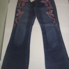 Осенние джинсы для модницы р. 10