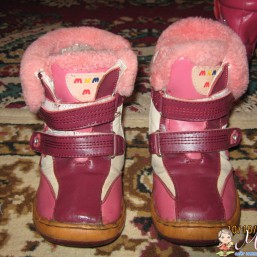 сапоги  зимние ,кожа