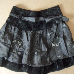 вельветовая юбка 