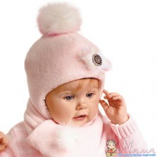 Зимняя шапка + шарф Дембохаус Зои р-р 42