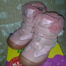 Зимние ботинки кожа, цигейка, 27р-р