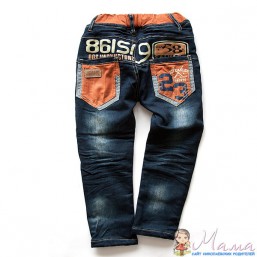 Джинсы с флисом для мальчиков