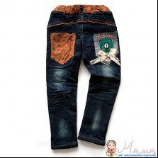 Джинсы с флисом для девочки