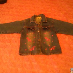 джинсовый пиджак для девочки