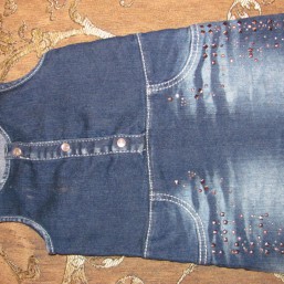 джинсовый сарафан gloria geans