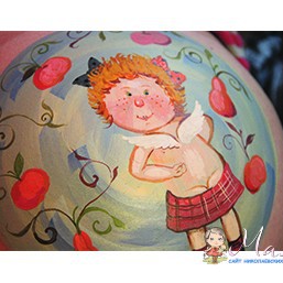 Рисунок на животике