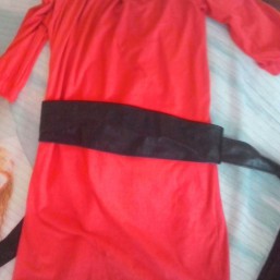 платье коралловое