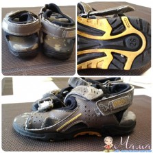 босоножки мальчику 26р.