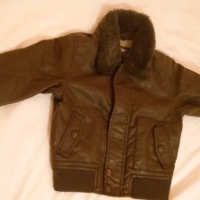 куртка детская кожзам