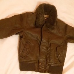 куртка детская кожзам