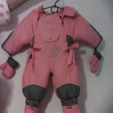 зимний комбинезон-трансформер для девочки