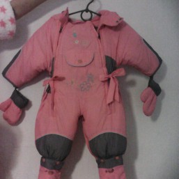 зимний комбинезон-трансформер для девочки