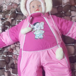 зимний комбинезон- трансформер. на овчине