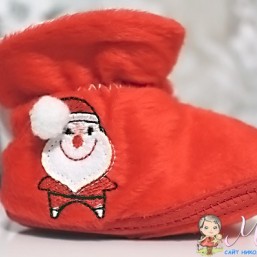 Детские пинетки-сапожки Xmas от Soft Touch