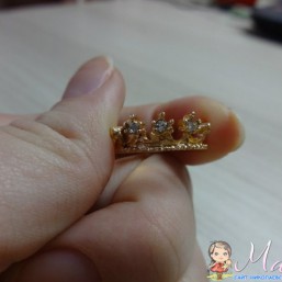 Красивое колечко в виде короны