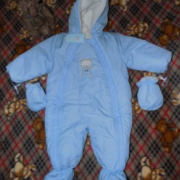 Деми Комбинезончик нежно-голубого цвета