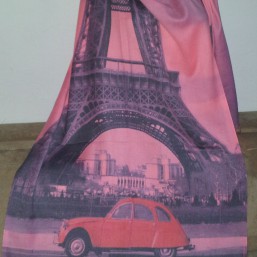 Шикарные палантины Эйфелева Башня, новые, размер 65х185