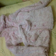 Шуба розовая 