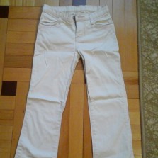 штаны светлые для девочки  128см