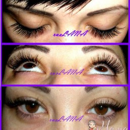 за час наращивание ресниц - носка больше месяца