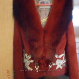 Натуральная шубка р. 44 песец