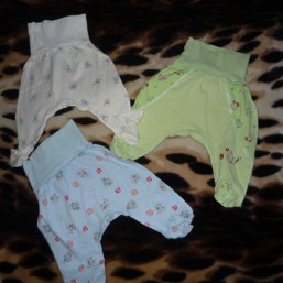 штанишки для малышей, пижамка на байке