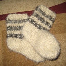 Шерстяные носки 100% овечья шерсть