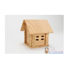 деревянный кунструктор домик