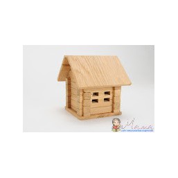 деревянный кунструктор домик
