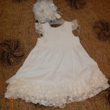 Нарядное летнее платье с повязкой