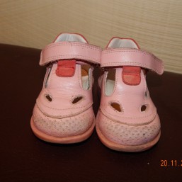 Туфельки кожа для девочки, ортопед