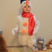 Карнавальный костюм "Снеговик"