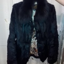шуба кролик