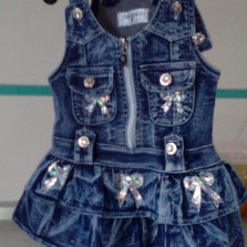 Джинсовый сарафан