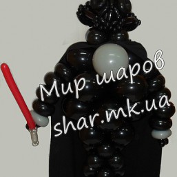 Дарт Вейдер из воздушных шаров