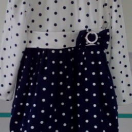 Платье в горошек