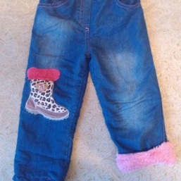 Теплые джинсы