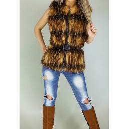 Жилет Джулия пряжка цвет Птица № 6