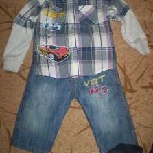 Костюм джинсы и рубашка