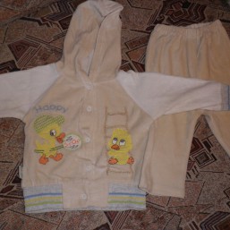 Велюровый спортивный костюм