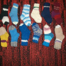 Вязанные носочки на любой возраст, пинетки
