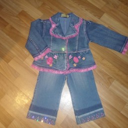 Джинсовый костюмчик