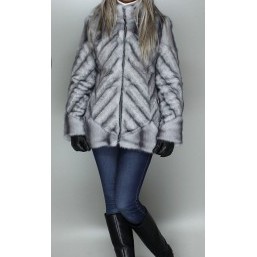 Шуба из эко-меха Аннета