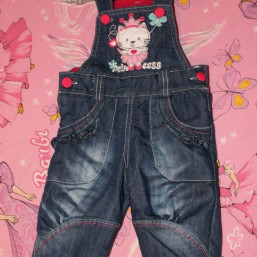 джинсовый комбинезон на возраст 9 мес -1 год