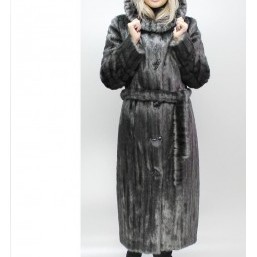 Шикарная длинная шубка Валерия под натуральную норку купить в Украине