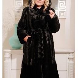 Продается черная шуба под норку Анастасия